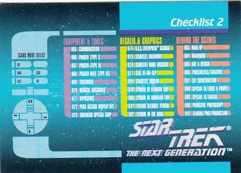 #120 Checklist 2: 065-120 and Inserts - 1992 Impel Star Trek: The Next Generation