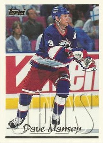 #120 Dave Manson - Winnipeg Jets - 1995-96 Topps Hockey