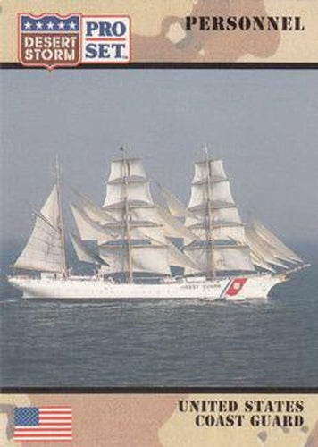 #120 United States Coast Guard - 1991 Pro Set Desert Storm