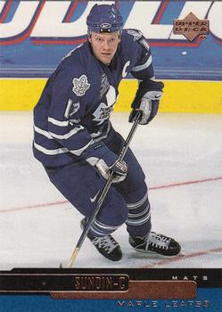 #121 Mats Sundin - Toronto Maple Leafs - 1999-00 Upper Deck Hockey