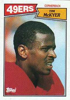 #121 Tim McKyer - San Francisco 49ers - 1987 Topps Football