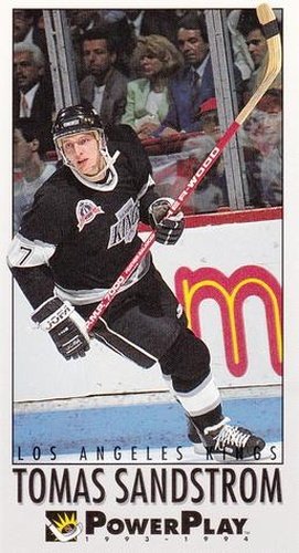 #121 Tomas Sandstrom - Los Angeles Kings - 1993-94 Fleer PowerPlay Hockey