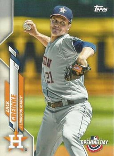 #121 Zack Greinke - Houston Astros - 2020 Topps Opening Day Baseball