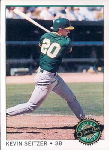 #121 Kevin Seitzer - Oakland Athletics - 1993 O-Pee-Chee Premier Baseball