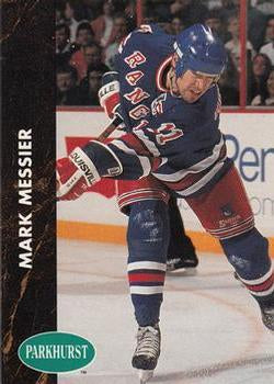 #121 Mark Messier - New York Rangers - 1991-92 Parkhurst Hockey