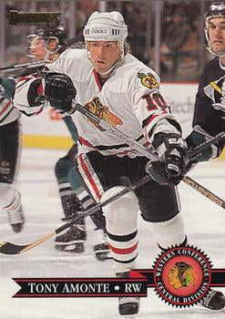 #121 Tony Amonte - Chicago Blackhawks - 1995-96 Donruss Hockey