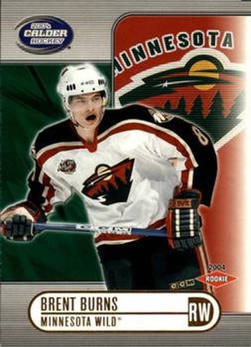#121 Brent Burns - Minnesota Wild - 2003-04 Pacific Calder Hockey