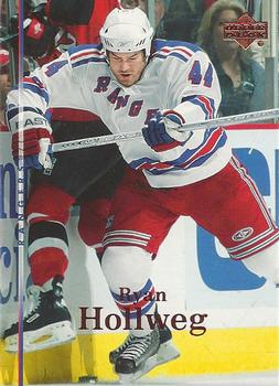 #121 Ryan Hollweg - New York Rangers - 2007-08 Upper Deck Hockey