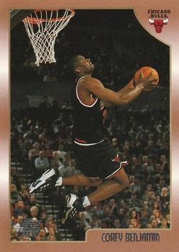 #121 Corey Benjamin - Chicago Bulls - 1998-99 Topps Basketball