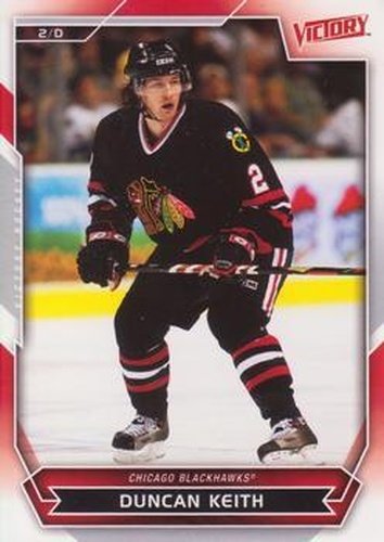 #121 Duncan Keith - Chicago Blackhawks - 2007-08 Upper Deck Victory Hockey