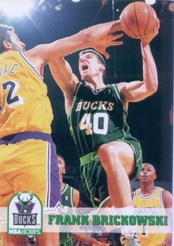 #121 Frank Brickowski - Milwaukee Bucks - 1993-94 Hoops Basketball