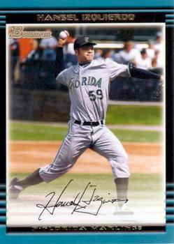 #121 Hansel Izquierdo - Florida Marlins - 2002 Bowman Baseball