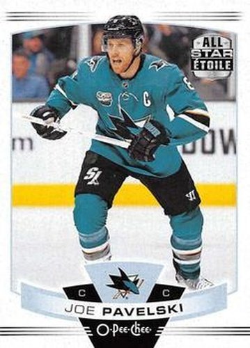 #121 Joe Pavelski - San Jose Sharks - 2019-20 O-Pee-Chee Hockey