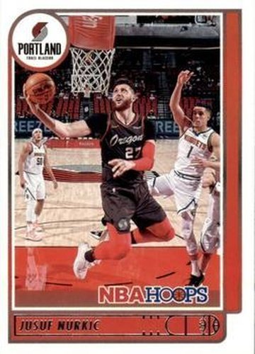 #121 Jusuf Nurkic - Portland Trail Blazers - 2021-22 Hoops Basketball