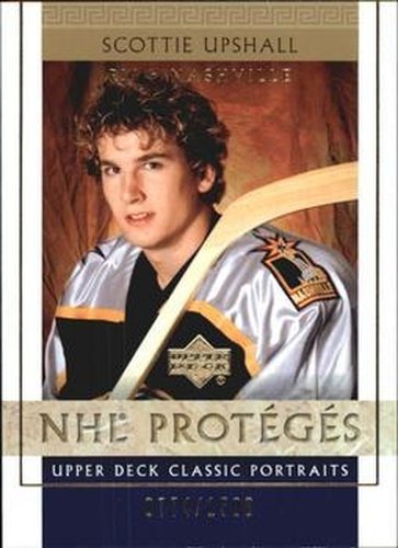 #121 Scottie Upshall - Nashville Predators - 2002-03 Upper Deck Classic Portraits Hockey