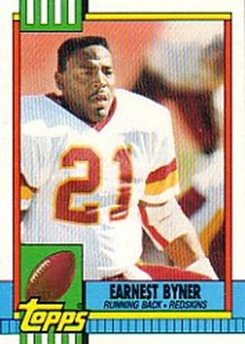 #121 Earnest Byner - Washington Redskins - 1990 Topps Football