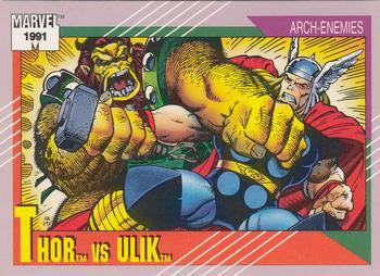 #122 Thor vs. Ulik - 1991 Impel Marvel Universe Series II