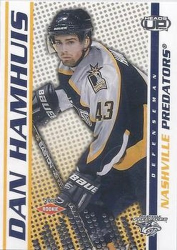 #122 Dan Hamhuis - Nashville Predators - 2003-04 Pacific Heads Up Hockey