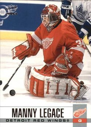 #122 Manny Legace - Detroit Red Wings - 2003-04 Pacific Hockey