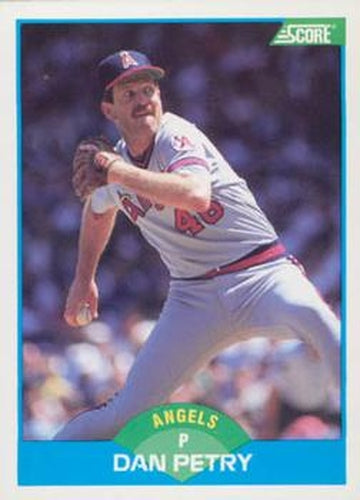 #122 Dan Petry - California Angels - 1989 Score Baseball