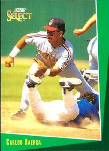#122 Carlos Baerga - Cleveland Indians - 1993 Select Baseball