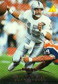 122 Jeff Hostetler - Oakland Raiders - 1995 Pinnacle Football – Isolated  Cards