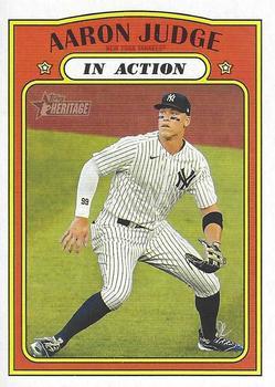 #122 Aaron Judge - New York Yankees - 2021 Topps Heritage Baseball