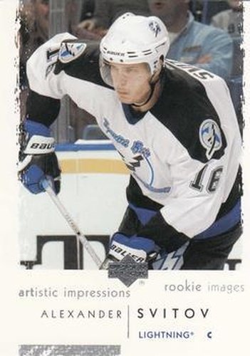 #122 Alexander Svitov - Tampa Bay Lightning - 2002-03 UD Artistic Impressions Hockey