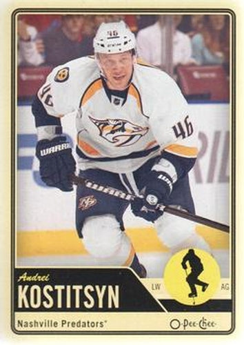 #122 Andrei Kostitsyn - Nashville Predators - 2012-13 O-Pee-Chee Hockey