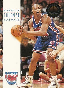 #122 Derrick Coleman - New Jersey Nets - 1993-94 SkyBox Premium Basketball