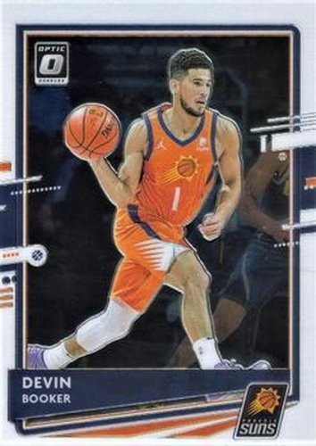 #122 Devin Booker - Phoenix Suns - 2020-21 Donruss Optic Basketball