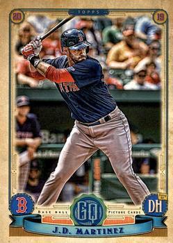 #122 J.D. Martinez - Boston Red Sox - 2019 Topps Gypsy Queen Baseball