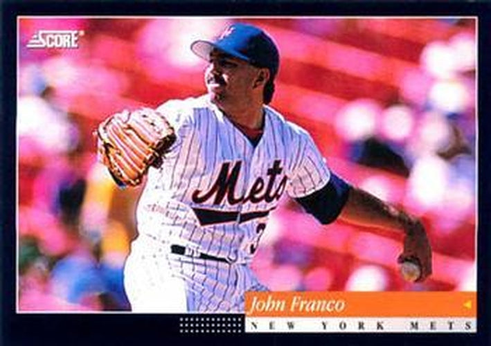 #122 John Franco - New York Mets -1994 Score Baseball