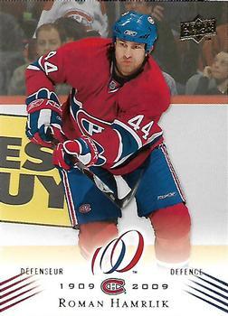 #122 Roman Hamrlik - Montreal Canadiens - 2008-09 Upper Deck Montreal Canadiens Centennial Hockey