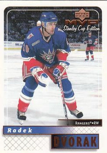 #122 Radek Dvorak - New York Rangers - 1999-00 Upper Deck MVP Stanley Cup Edition Hockey