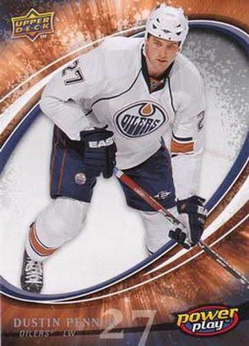 #122 Dustin Penner - Edmonton Oilers - 2008-09 Upper Deck Power Play Box Set Hockey