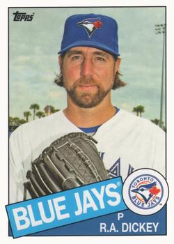 #122 R.A. Dickey - Toronto Blue Jays - 2013 Topps Archives Baseball