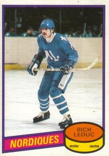 #122 Rich Leduc - Quebec Nordiques - 1980-81 O-Pee-Chee Hockey