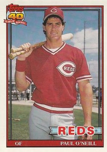 #122 Paul O'Neill - Cincinnati Reds - 1991 O-Pee-Chee Baseball