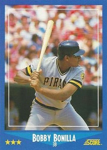 #116 Bobby Bonilla - Pittsburgh Pirates - 1988 Score Baseball