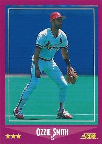 #12 Ozzie Smith - St. Louis Cardinals - 1988 Score Baseball