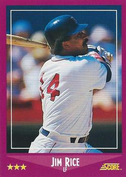 #14 Jim Rice - Boston Red Sox - 1988 Score Baseball
