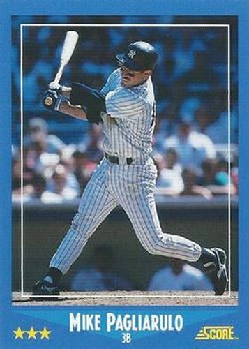 #170 Mike Pagliarulo - New York Yankees - 1988 Score Baseball