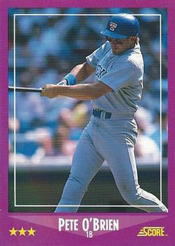 #29 Pete O'Brien - Texas Rangers - 1988 Score Baseball