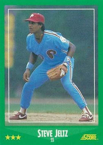 #435 Steve Jeltz - Philadelphia Phillies - 1988 Score Baseball