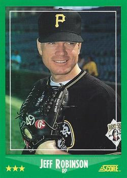 #439 Jeff Robinson - Pittsburgh Pirates - 1988 Score Baseball