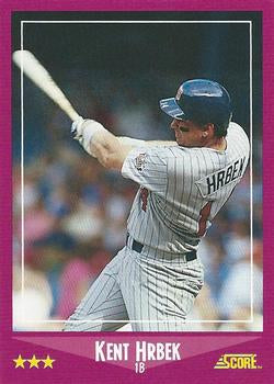 #43 Kent Hrbek - Minnesota Twins - 1988 Score Baseball