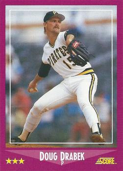 #51 Doug Drabek - Pittsburgh Pirates - 1988 Score Baseball