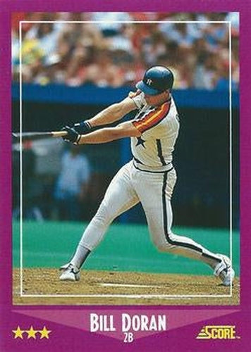 #52 Bill Doran - Houston Astros - 1988 Score Baseball