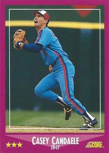 #97 Casey Candaele - Montreal Expos - 1988 Score Baseball